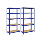 Set van 2 stevige planken met 5 verstelbare planken