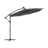 Parasol met LED-verlichting op zonne-energie | Kymiko