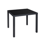 Tuintafel met tafelblad van gehard glas | Kymiko