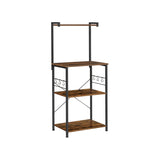 Industrieel design keukenrek met haken | Kymiko