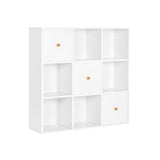 Boekenkast met witte deuren | Kymiko