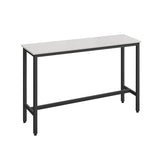 Bartafel 140x40x90cm – vooraanzicht – zwart bruin