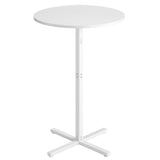 Ronde hoge bartafel voor woonkamer eetkamer of balkon – zijaanzicht
