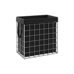 Wasmand met uitneembare waszak en metalen draadframe