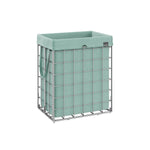 Wasmand met uitneembare waszak en metalen draadframe