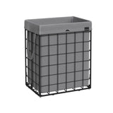 Wasmand met uitneembare waszak en metalen draadframe | Kymiko