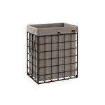 Wasmand met uitneembare waszak en metalen draadframe