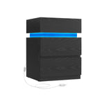 Nachtkastje met LED-verlichting