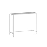 Bijzettafel van gehard glas – detailfoto