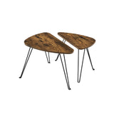 Salontafels set van 2 bijzettafels | Kymiko
