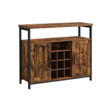 Dressoir vintage bruin-zwart | Kymiko