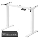 Elektrisch verstelbaar bureau frame met geheugenfunctie en haken