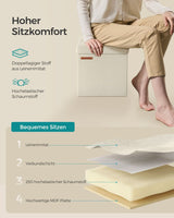 Opvouwbare bank crèmewit 5