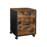 Rolcontainer vintage bruin-zwart | Kymiko