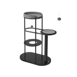 Krabpaal 111 cm hoog met klassieke zwarte sisalstam | Kymiko