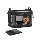 Opvouwbare hondenbench voor middelgrote honden met draagtas – variant blauw