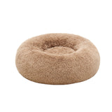 Wasbaar donutvormig hondenbed met zacht pluche | Kymiko