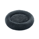 Pluizig hondenbed in de vorm van een donut | Kymiko