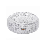 Rond hondenbed met zacht pluche | Kymiko