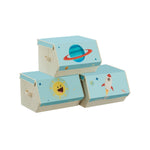 Set van 3 opbergdozen voor kinderen