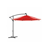 Parasol met LED-verlichting op zonne-energie | Kymiko