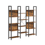 Boekenkast met 14 planken en metalen frame