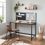 Bureau 118 x 60 cm met rooster – vooraanzicht