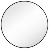 Ronde wandspiegel met metalen frame | Kymiko