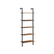 Staande plank vintage bruin-zwart | Kymiko