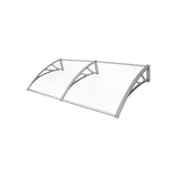 Hemel 195 x 96 cm transparant-grijs | Kymiko