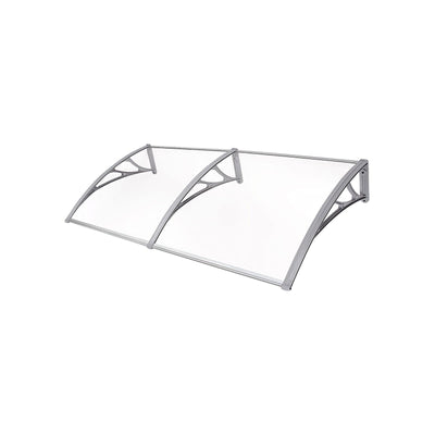 Hemel 195 x 96 cm transparant-grijs | Kymiko