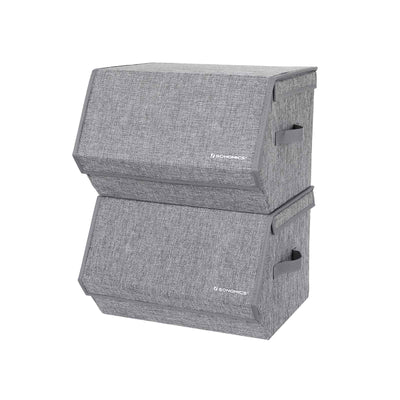 Set van 2 opbergdozen met magneetsluiting