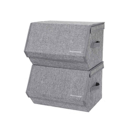 Set van 2 opbergdozen met magneetsluiting