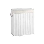 Bamboe wasmand met 2 vakken