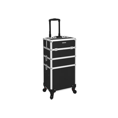 3-in-1 make-upkoffer met universele wielen