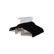 Fluwelen kleerhanger, antislip, met stang