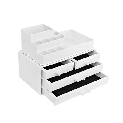 Cosmetische organizer met 4 lades