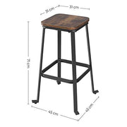 Barkrukken, set van 2 industrieel design | Kymiko