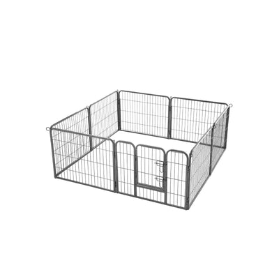 Dierenbox met hek, achthoekig
