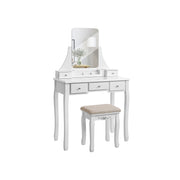 Kaptafel met grote spiegel