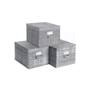 Set van 3 opbergdozen met deksel