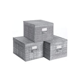 Set van 3 opbergdozen met deksel | Kymiko