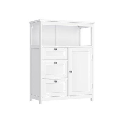 Badkamermeubel 30 x 60 x 80 cm met 3 lades