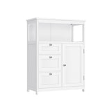 Badkamermeubel 30 x 60 x 80 cm met 3 lades | Kymiko