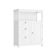 Badkamermeubel 30 x 60 x 80 cm met 3 lades | Kymiko