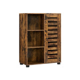 Dressoir met glazen blad en schuifdeur | Kymiko
