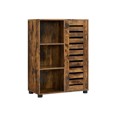 Dressoir met glazen blad en schuifdeur | Kymiko