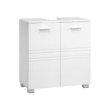 Witte wastafelkast | Kymiko