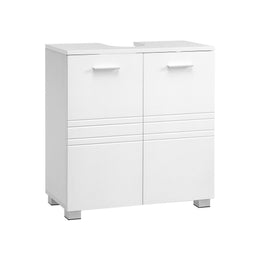 Witte wastafelkast | Kymiko
