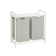 Wasmand met uittrekbare waszakken
